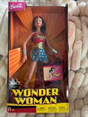 Barbie Wonder Woman Doll - Red, Blue, Gold Costume
